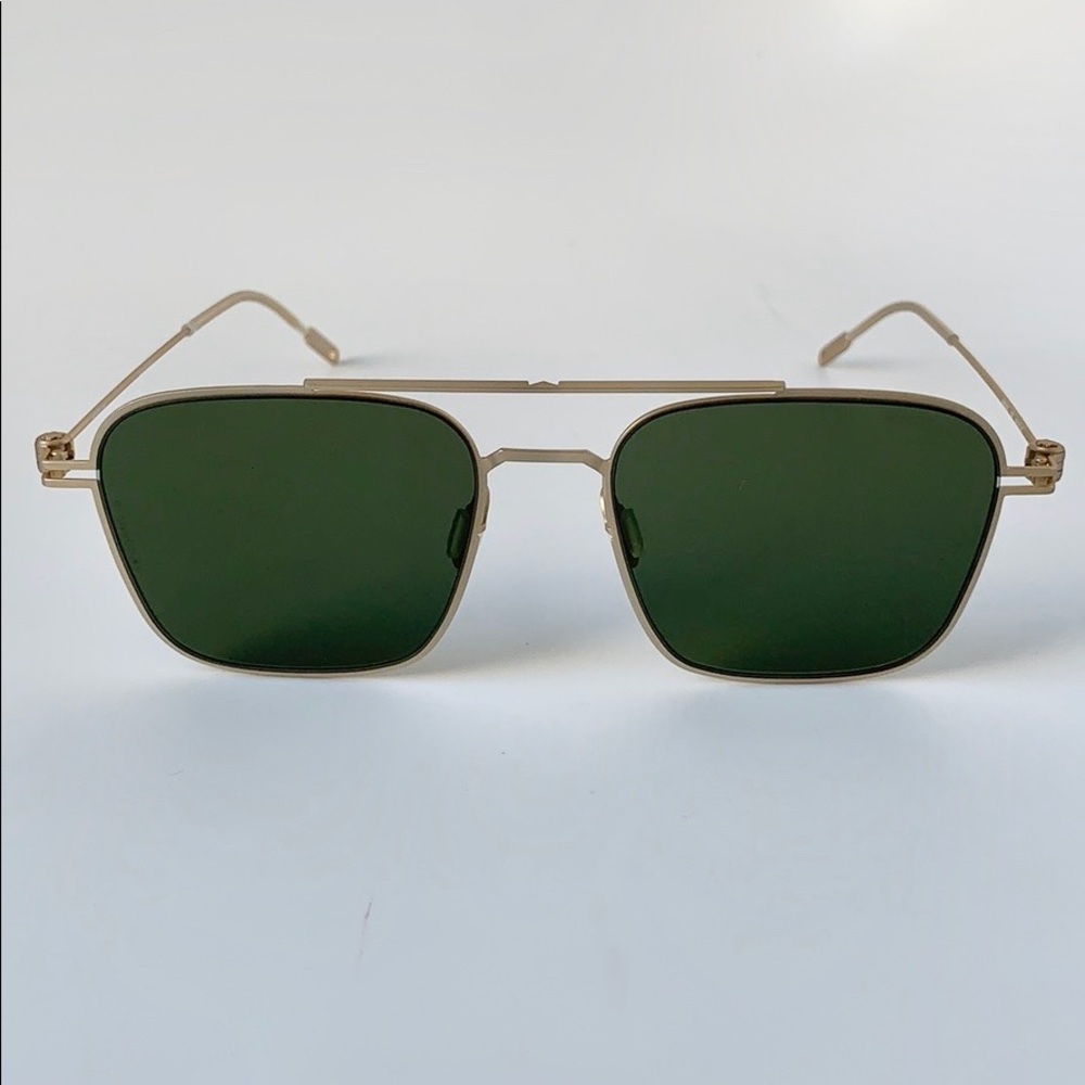 Montblanc Sunglasses MB0050S 008 Gold/Green - Picture 4 of 8